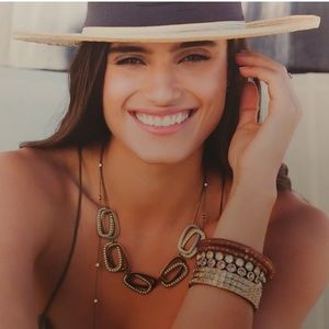 Touchstone Crystal Antique Links Necklace